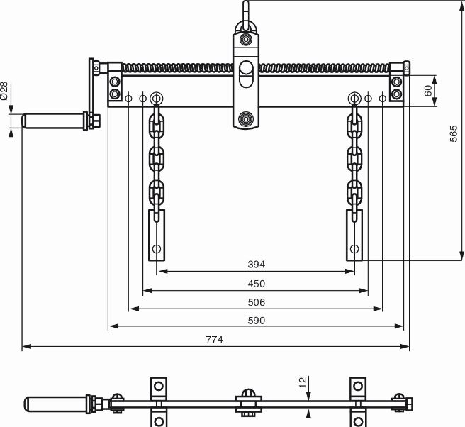 Équilibreur de charge 680 kg - BH6AC1-680A - Point d'équilibre réglable - Certifié CE_6