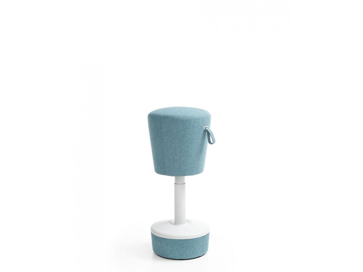 Tabouret haut flexible et contemporain - siège généreusement rembourré - MICKEY_6