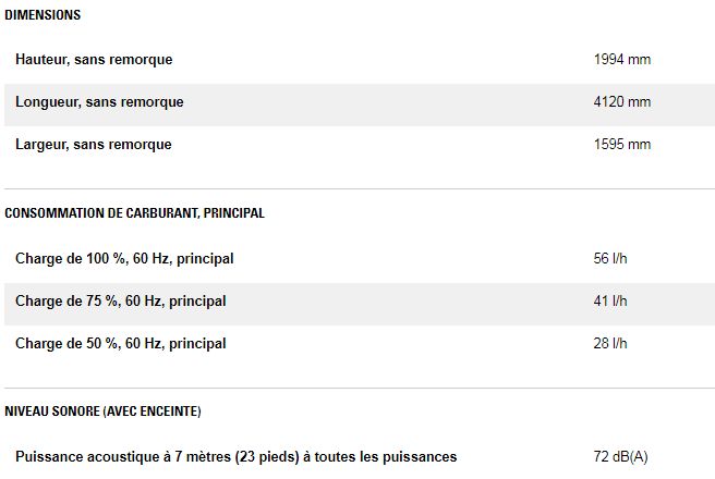 Xq230 182 groupes électrogènes industriel mobile de location - caterpillar - puissance principale 182 kwe (228 kva)_6