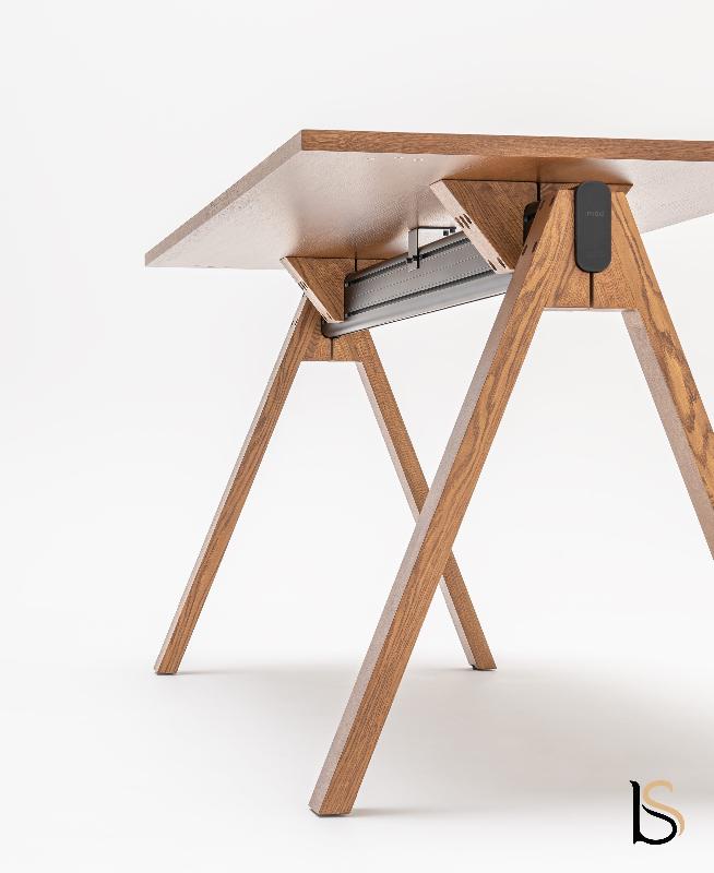 Table haute Viga - MDD - Oui, 200, Placage chêne naturel_6