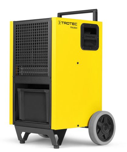 Déshumidificateur professionnel TTK 355 S - Empilable, compteur d'heures intégré et roulettes sans traces_6