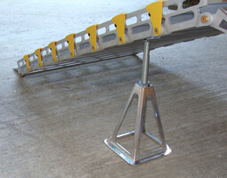 Rampe pour handicapé en aluminium - largeur 910mm - pente de 5% - surface antidérapante_6