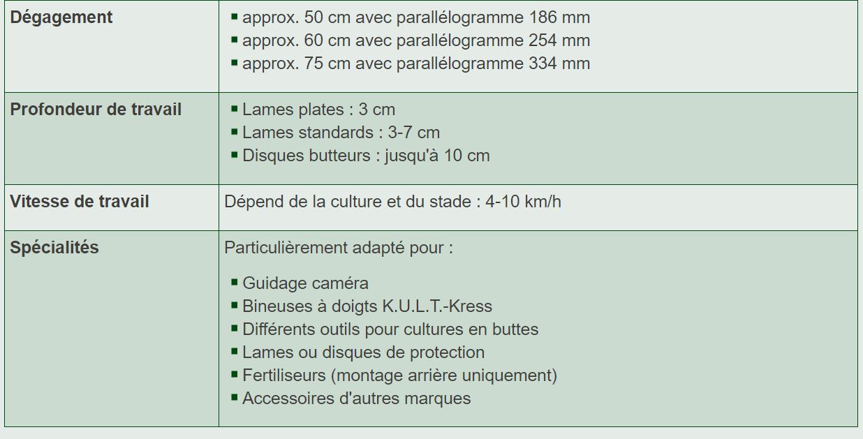 Habicht bineuse agricole - k.U.L.T.-kress - largeur de travail 1- 6 m, avec repliage hydraulique_6
