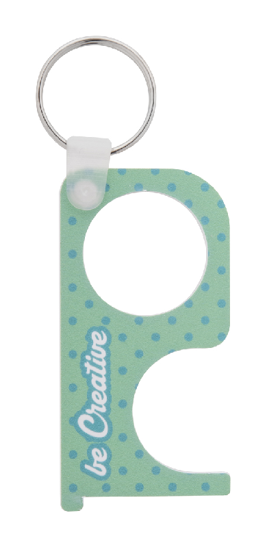 Porte-clés hygiénique en acrylique - Impression digitale LED UV - Utilisation sans contact_6