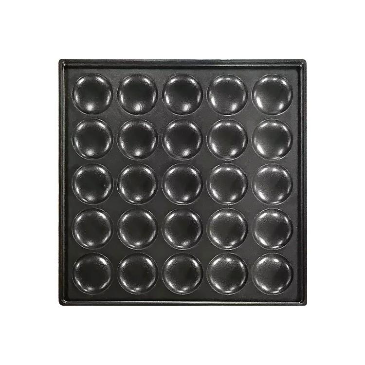 Appareil pour crêpes hollandaise / poffertjes 25pcs ø4,5cm l300 7540.0005 COMBISTEEL_6