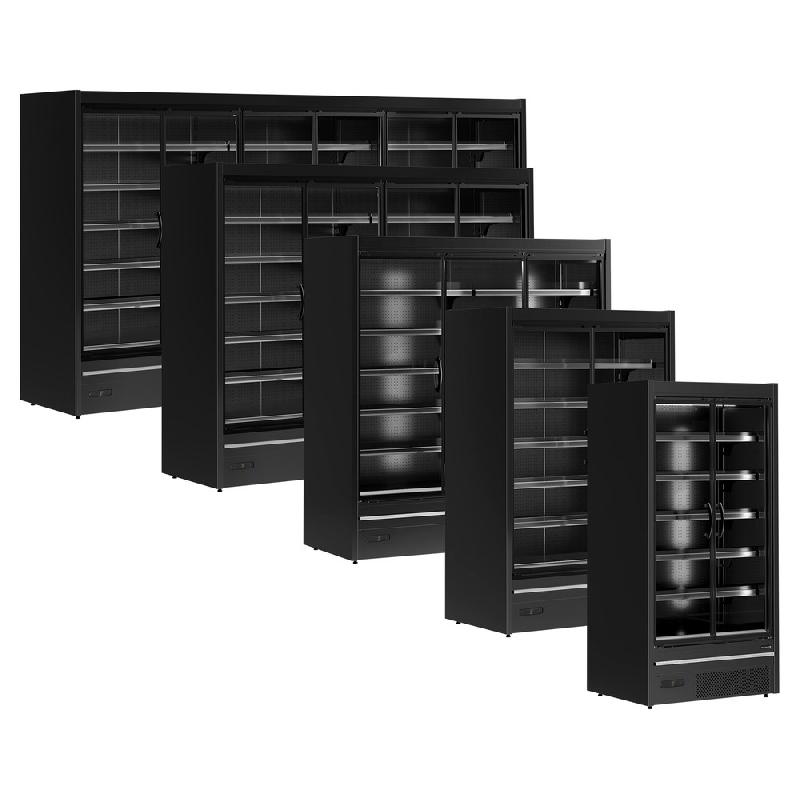 Vitrine réfrigérée 4 portes - 1480L - Noir | Tefcold - MDCA2500HB_6