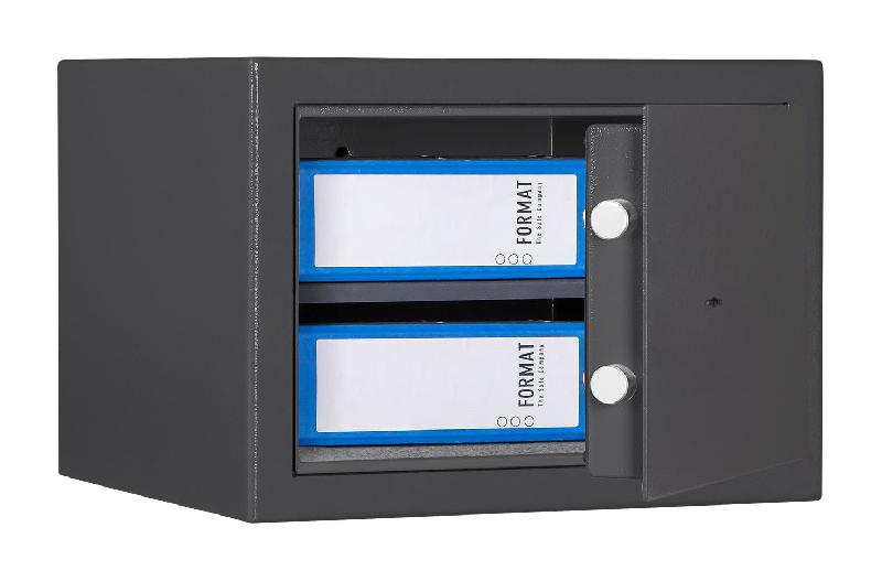 Coffre-fort encastrable FORMAT M 410 - Coffre-fort meuble compact - Serrure électronique S&G Spartan 1007 / Graphite RAL 7024_6
