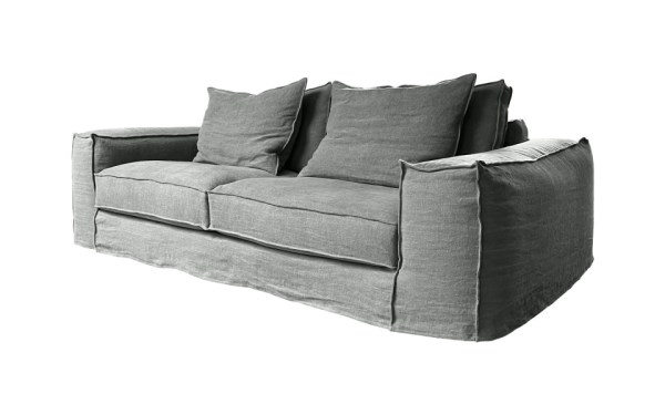 Canapé 3 places Cologne 223 cm - Déhoussable - Home Spirit - Structure en hêtre et assise Plumtex_6