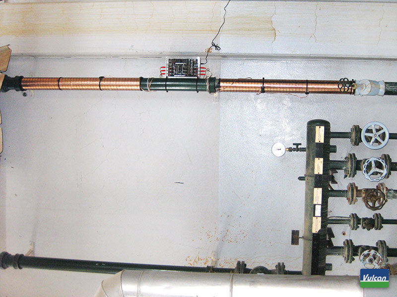 Système anti-calcaire électronique Vulcan S100 - écologique, programmable et adapté aux canalisations jusqu'à 6