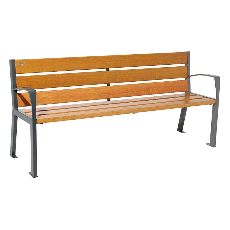 Banc bois et acier Silaos®6 lames_6