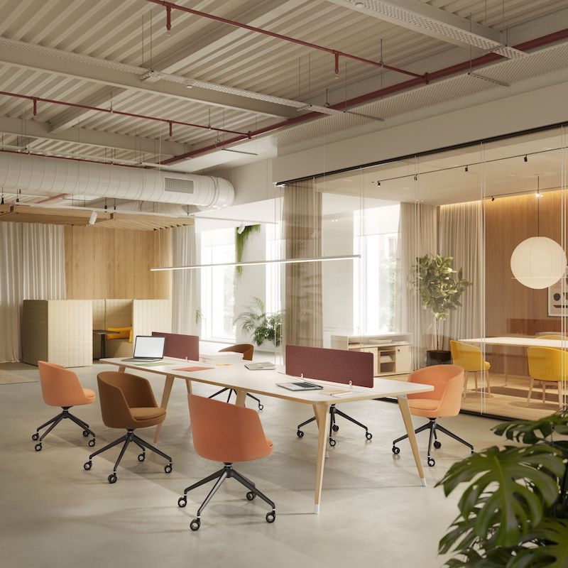 Bureaux  open space mélaminé  pieds panneaux/métal/bois : un design fonctionnel et de qualité pour les besoins des entreprises pour toutes les entreprises_6