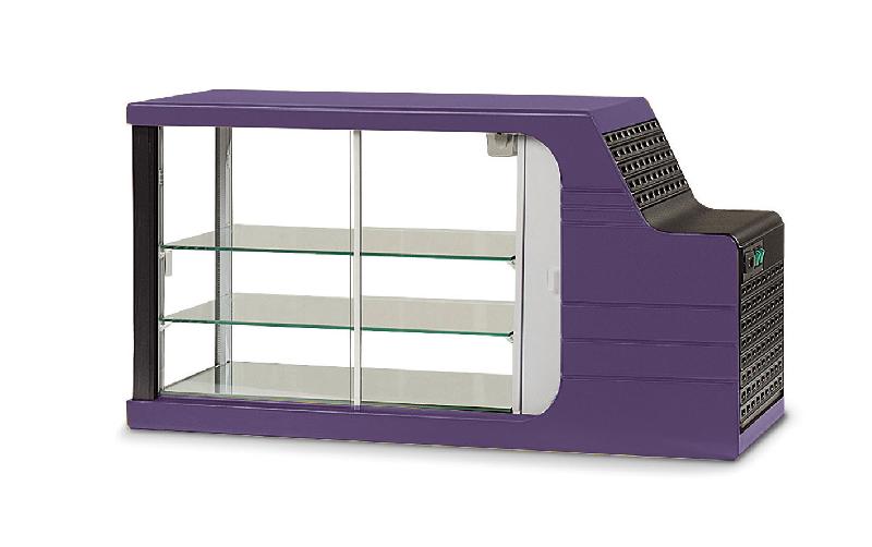 Vitrine réfrigérée de comptoir 120L SCAIOLA - Gris_6