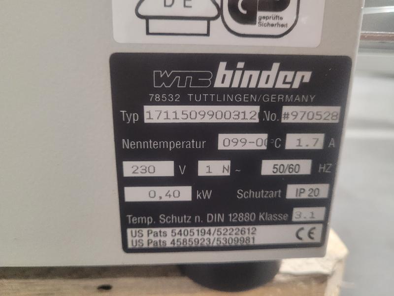 Incubateur / étuve BINDER BD-115 avec convection naturelle 100°C_6