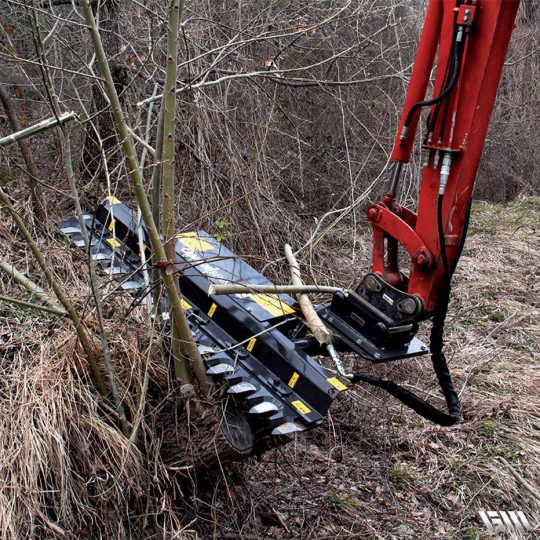 Taille-haie hydraulique Série BTC - Pour mini-pelles et pelles hydrauliques de 2.5 à 14 tonnes - Technologie Sharp-Cut - Lames en Hardox 450_6