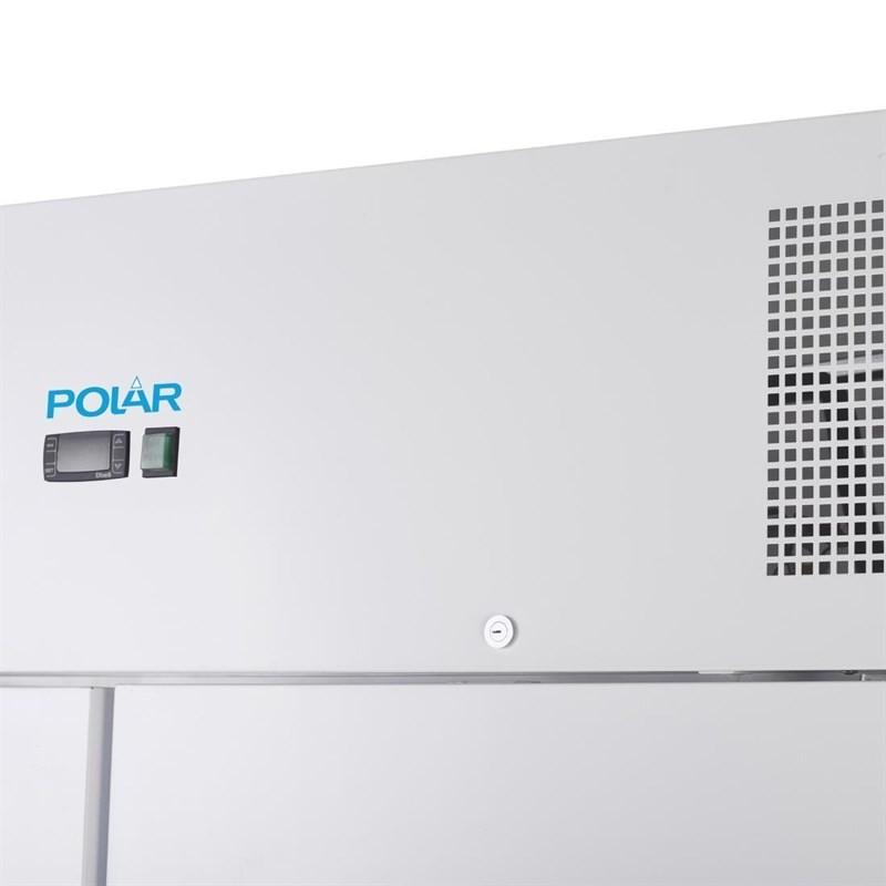 Armoire réfrigérée positive GN double porte blanche Série G 1200L CC663 Polar_6