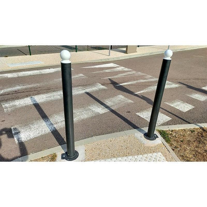 Base à sceller pour poteau à mémoire de forme - 80_6