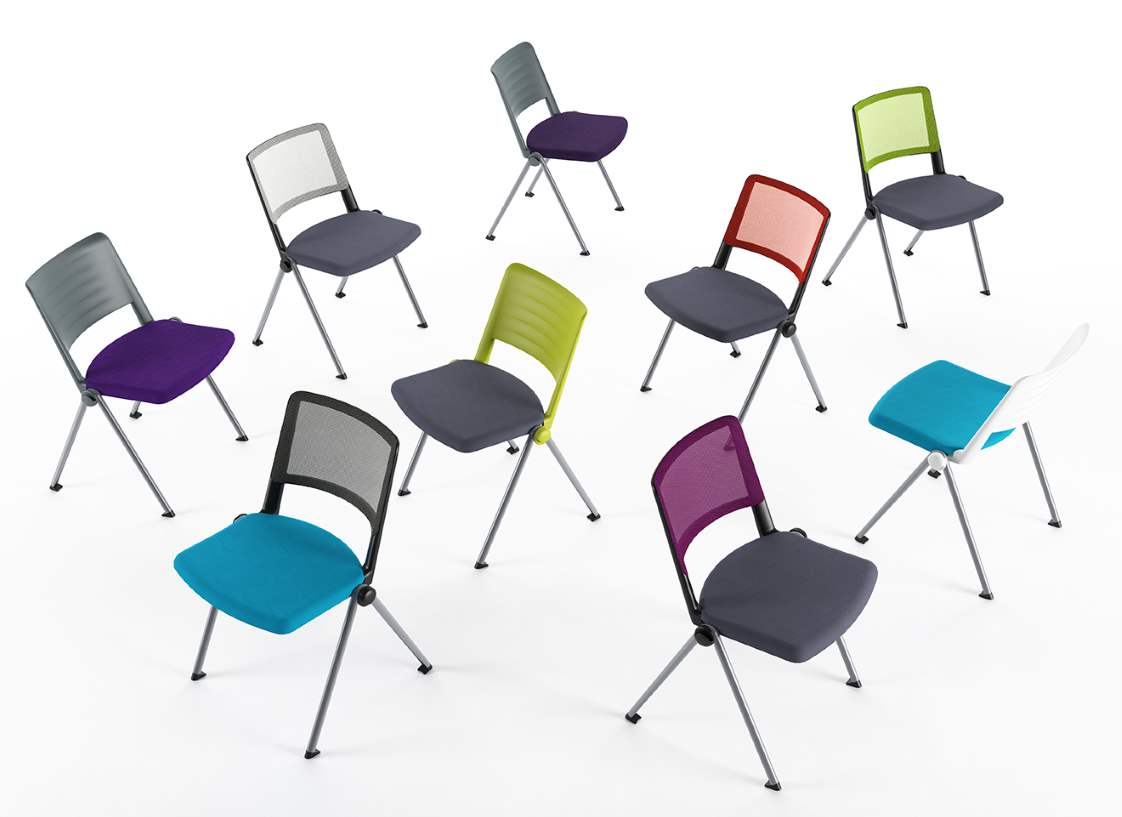 Sièges sur poutres MASH - gamme fraîche et moderne - personnalisables avec options d'assise et dossier_6