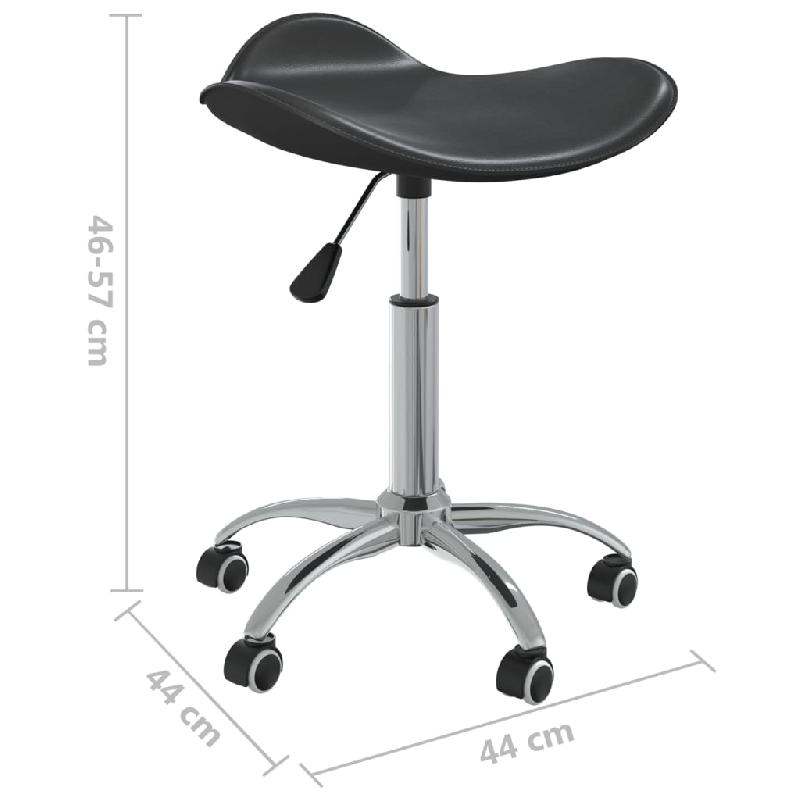 Vidaxl tabouret de salon et spa noir similicuir 323684_6