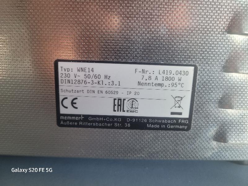 Bain-marie de laboratoire MEMMERT WNE 14_6