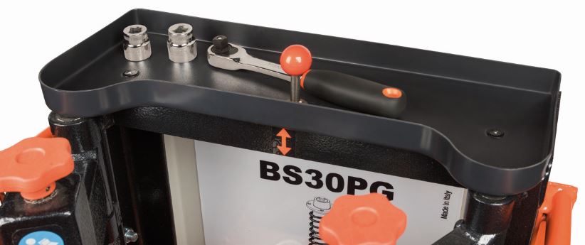 Compresseur de ressort double piston pneumatique avec grille de protection - BS30PG - capacité 24000N - pour ressorts MacPherson_6