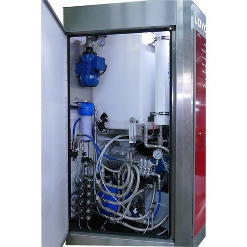 Compacte armoire de lavage avec finitions sans traces