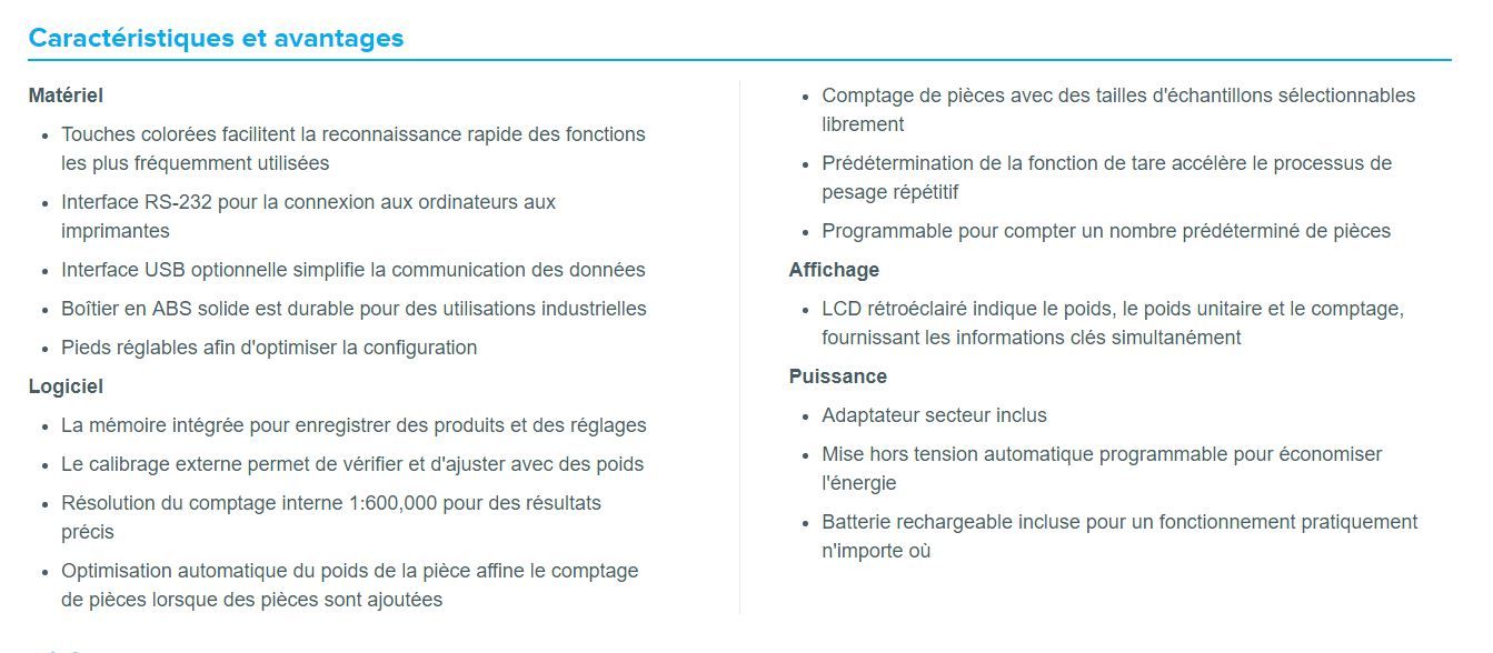 Balance de comptoir compteuse Cruiser - CCT 4 - Capacité 4kg - AE Adam GmbH_6