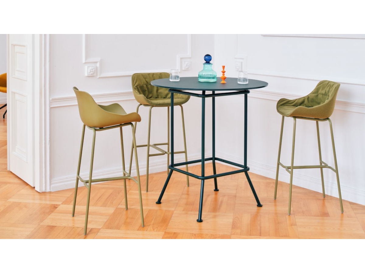 Table haute design NEW SCHOOL - polyvalente et élégante pour bureaux, salles de détente, restauration et halls d'accueil_6