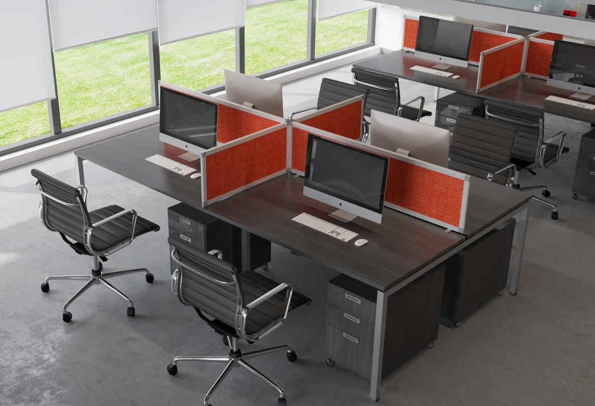 Cloison bois, tissu ou acoustique REY - finitions mélamine, semi-vitrées ou pleines - kit de montage inclus_6