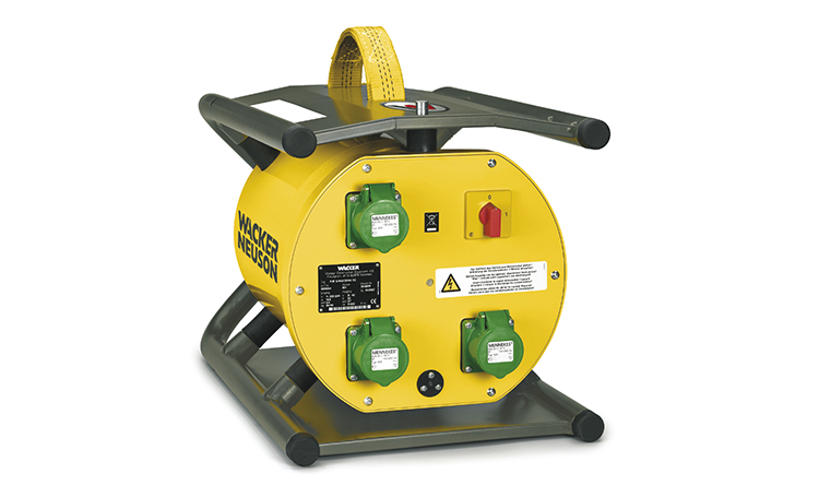 Aiguille vibrante wacker neuson alimentée par un convertisseur de fréquence externe_6