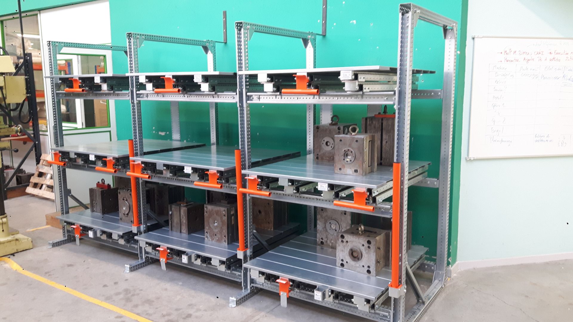 Rack à tiroirs STOCK3P - Pour tous types de palettes, bacs plastique et cartons - Ergonomie et capacité jusqu'à 3000 kg_6