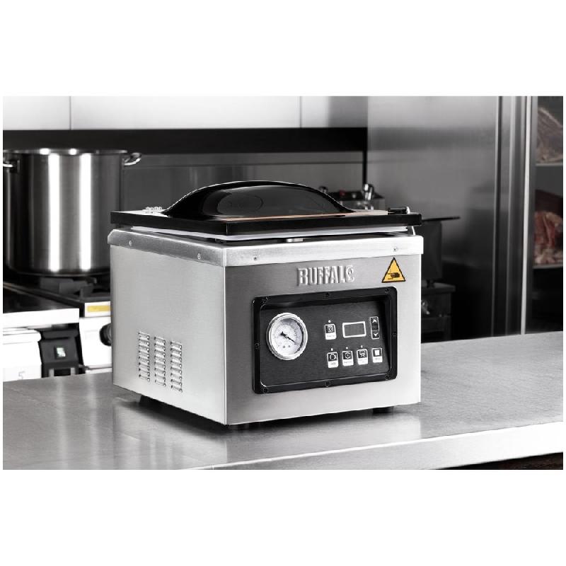Machine de mise sous vide avec chambre et pompe à huile 9L - Buffalo - HT497_6