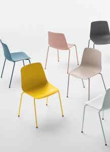 Chaise empilable VARYA - coque en polypropylène - design élégant et personnalisable_6