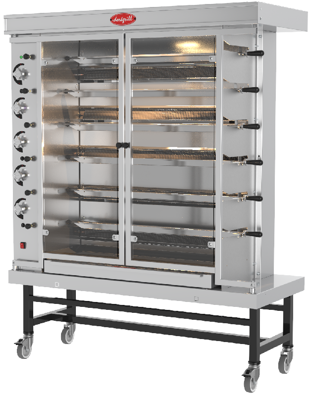 Rôtissoire spéciale marché version Gaz Solid 6 Doregrill_6
