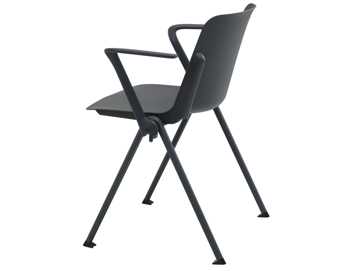 Chaise d'accueil multi-usage MIA - design élégant et moderne, 4 pieds empilables, 3 couleurs disponibles_6