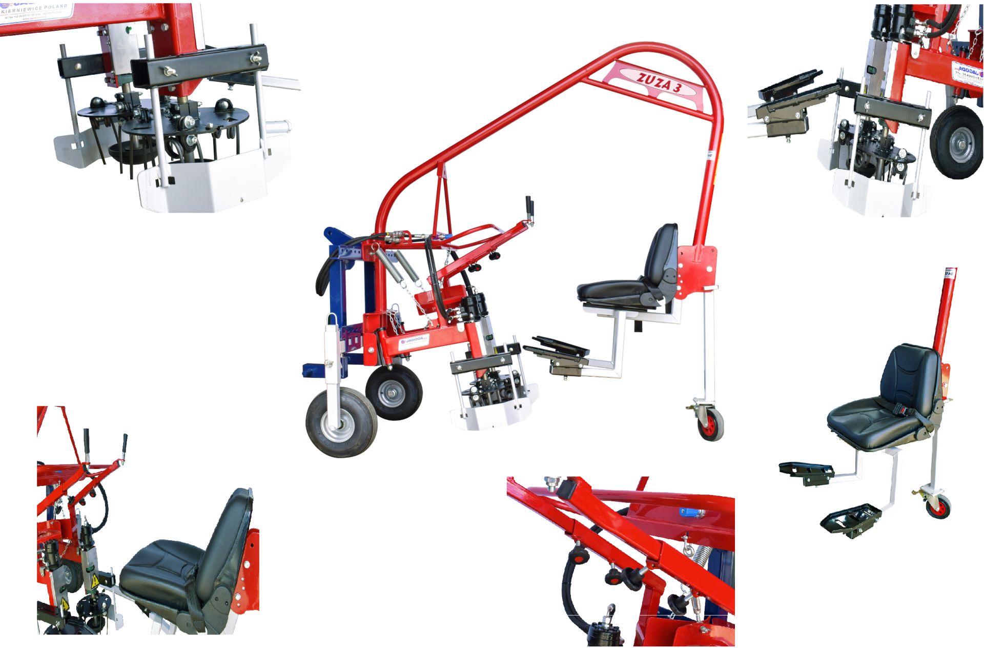 Machine de désherbage pour sols durs et caillouteux