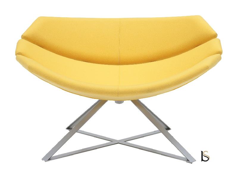 Fauteuil Radar - Softline - Felt Jaune 579_6
