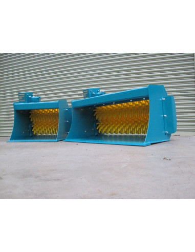 Godet cribleur léger et silencieux - simple à manier, rentable et adaptable pour pelles 1t5 à 4t - Starter Lloyd_6