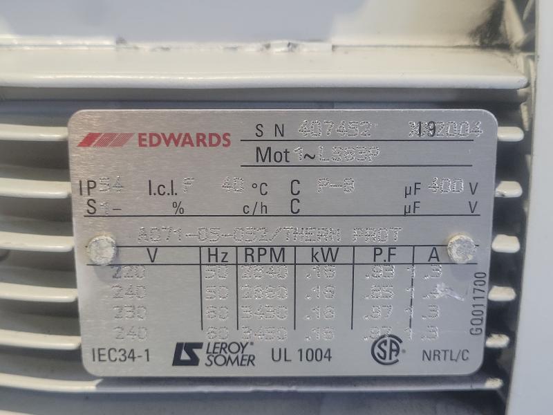 Pompe à vide Edwards E2M1.5_6