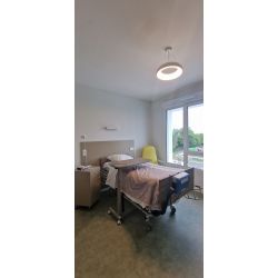 Plafonnier moderne OVEOLA 25W avec faisceau lumineux à 120°