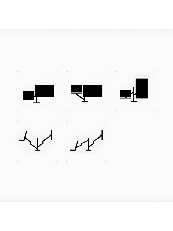 Bras articulé écran et ordinateur portable noir_6