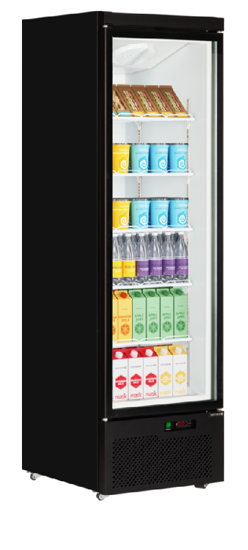 Réfrigérateur vitré - Vitrine Atom Maxi à froid positif - 1 à 3 portes vitrées avec éclairage LED et étagères réglables_6