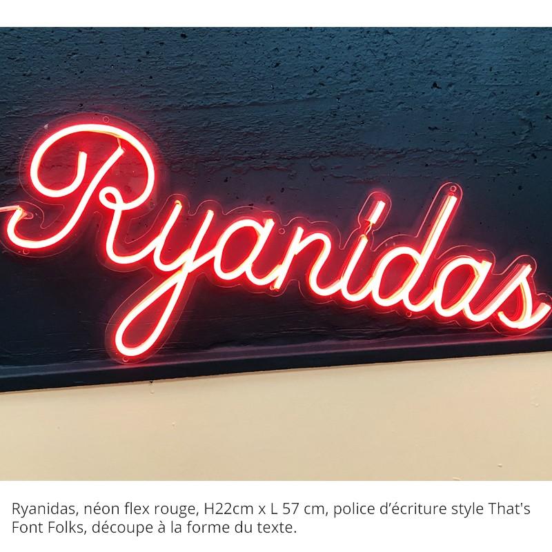 Enseigne Néon LED - Bleu, Lettres_6