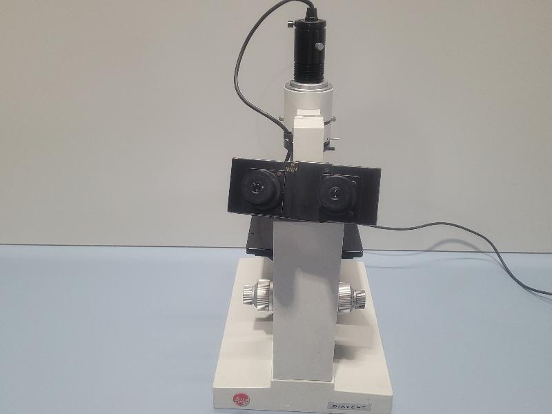 Microscope inversé Leitz Diavert pour pièces détachées_6