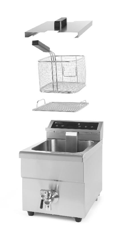 Friteuse à induction avec robinet de vidange 8L 230V HENDI_6