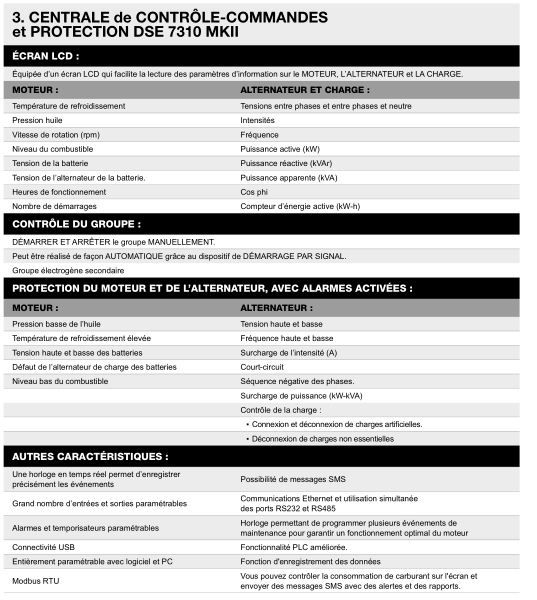 AT-1145 60 Hz triphasé groupe électrogène en container - Inmesol - 1.144 kVA LTP / 1.031 kVA PRP - moteur MTU et alternateur Stamford_6