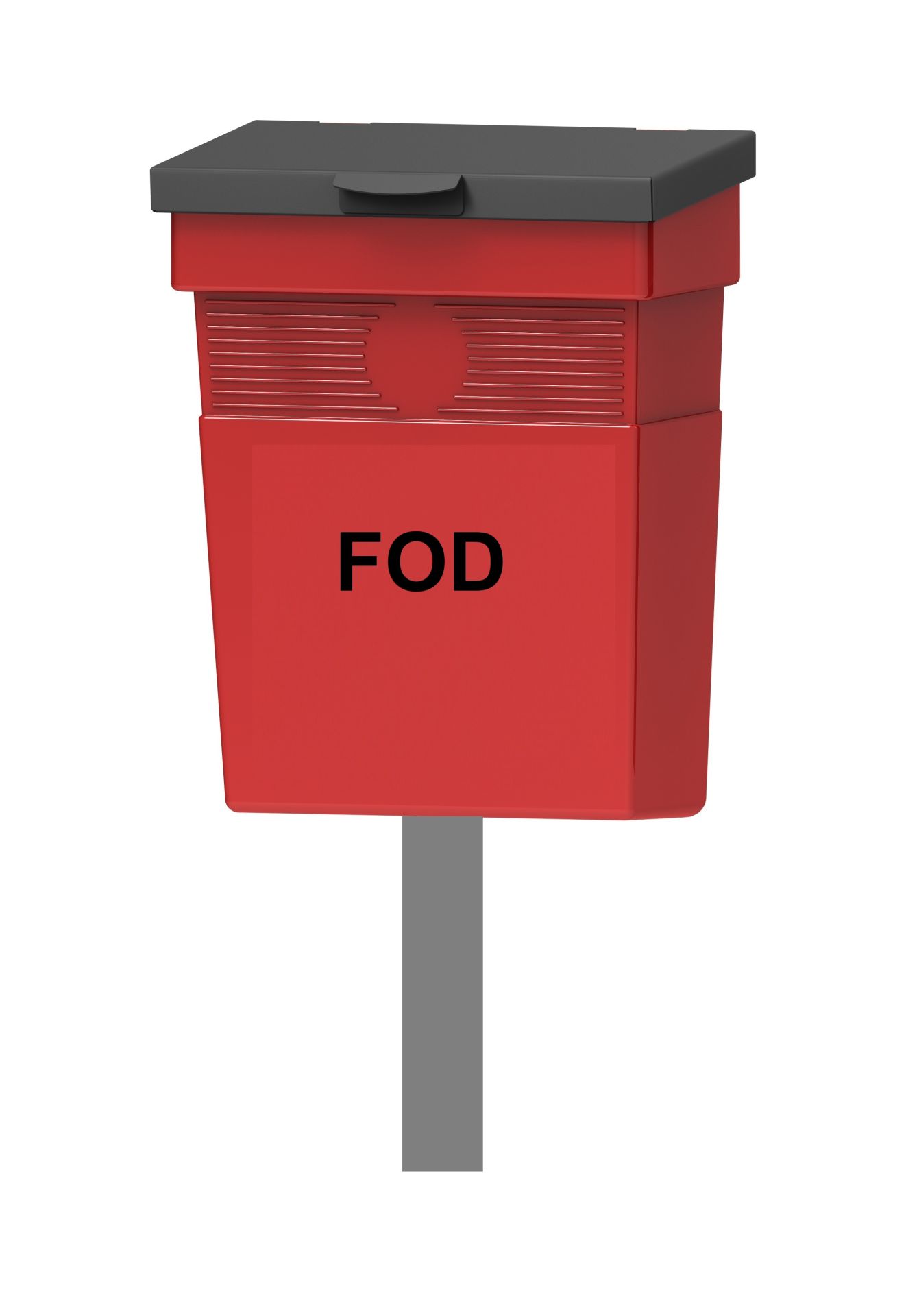 Poubelle FOD résistante aux rayures