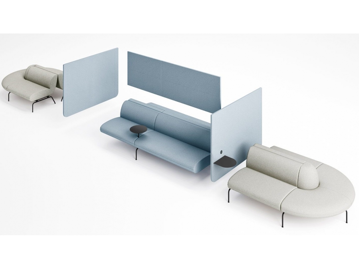 Sièges modulaires COUCHETTE - design épuré et minimaliste - fauteuils, canapés, chauffeuses et modules personnalisables_6