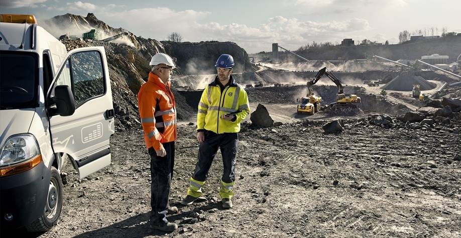 ECR235E Volvo avec largeur hors-tout de 3 090 mm