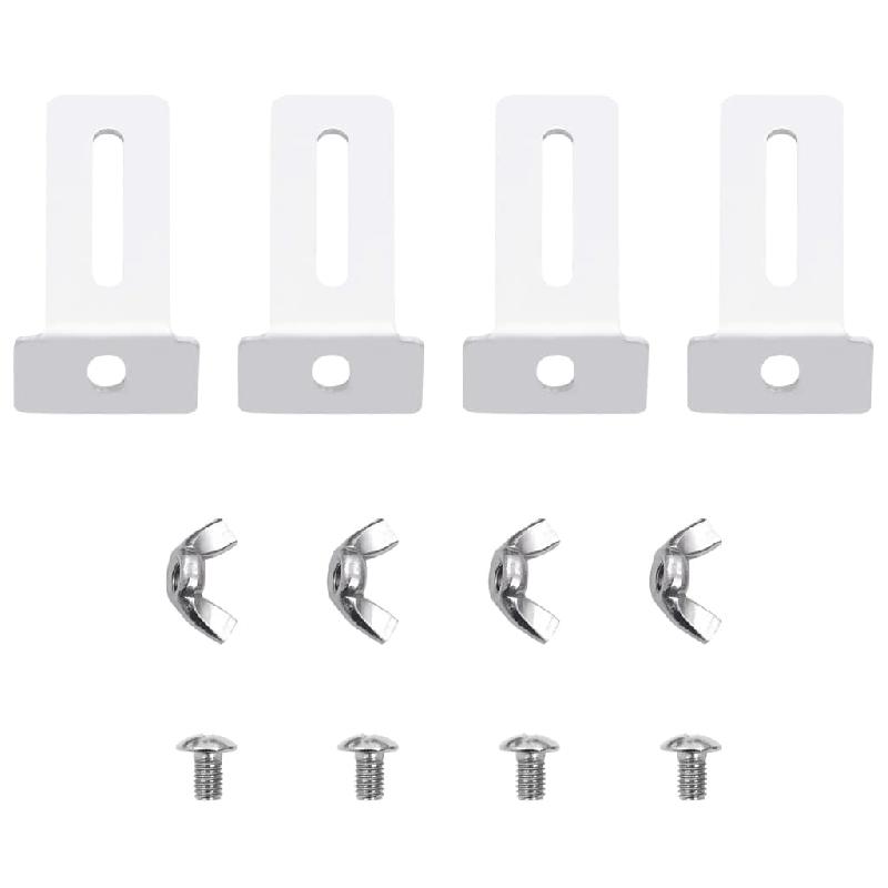 Vidaxl drain de douche 23x23 cm acier inoxydable 145999_6