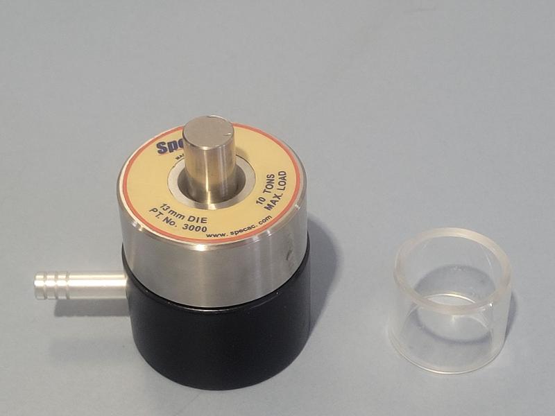 Presse hydraulique manuelle SPECAC 15 tonnes - préparation de pastilles - FTIR_6